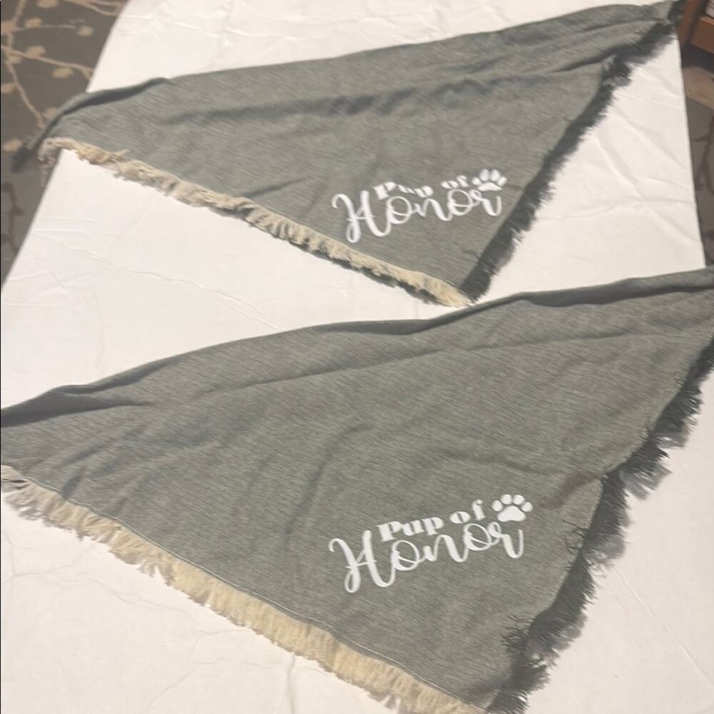 Forest Green Pup of Honor Bandanas